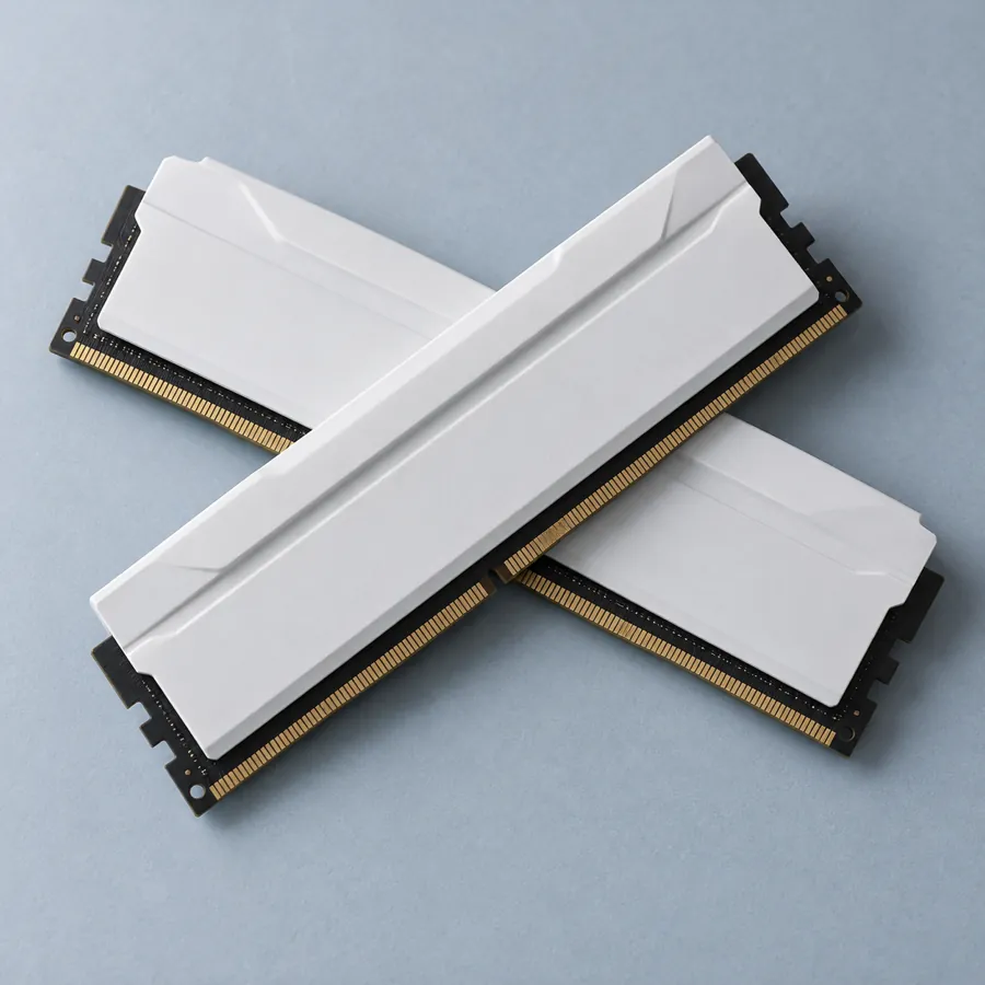 Kit DDR5 64 GB (2×32) 6400 MHz bianco