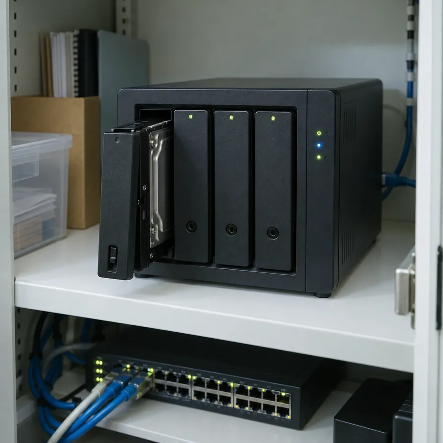 NAS 4 bay per ufficio